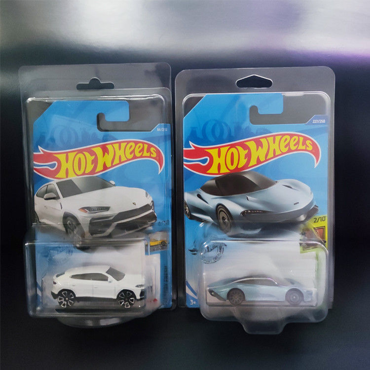 Keberlanjutan Warna Blister custom hot wheels display case & Clamshell Packaging untuk koleksi mobil mainan