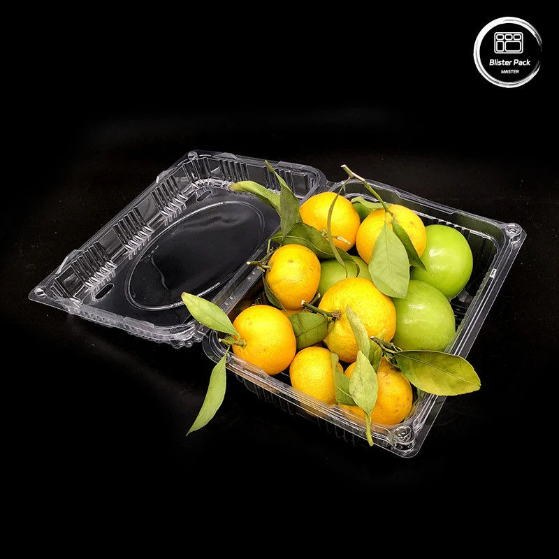 Tray plastik bergelombang untuk buah-buahan dan sayuran Kontainer penyimpanan Kotak pengiriman yang kokoh dan dapat digunakan kembali