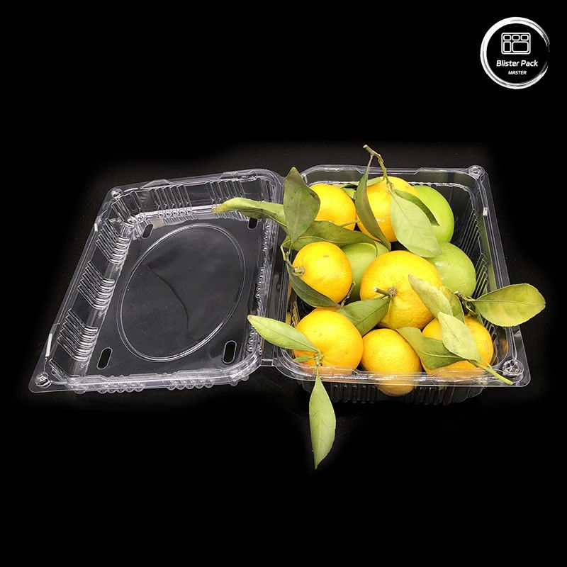 Tray plastik bergelombang untuk buah-buahan dan sayuran Kontainer penyimpanan Kotak pengiriman yang kokoh dan dapat digunakan kembali