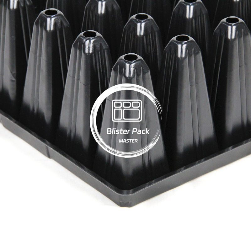 50 Cell Plastic Germination Trays Tumbuhan tahan lama untuk pertumbuhan tanaman