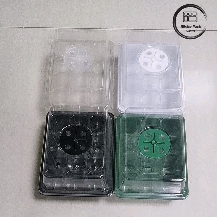 Multi Fungsi Indoor Garden Nursery Box Plastik Tray Penanaman / 6 Tray Penanaman Sel