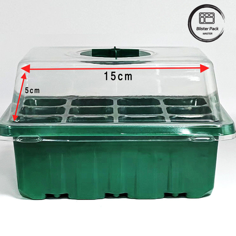 Multi Fungsi Indoor Garden Nursery Box Plastik Tray Penanaman / 6 Tray Penanaman Sel