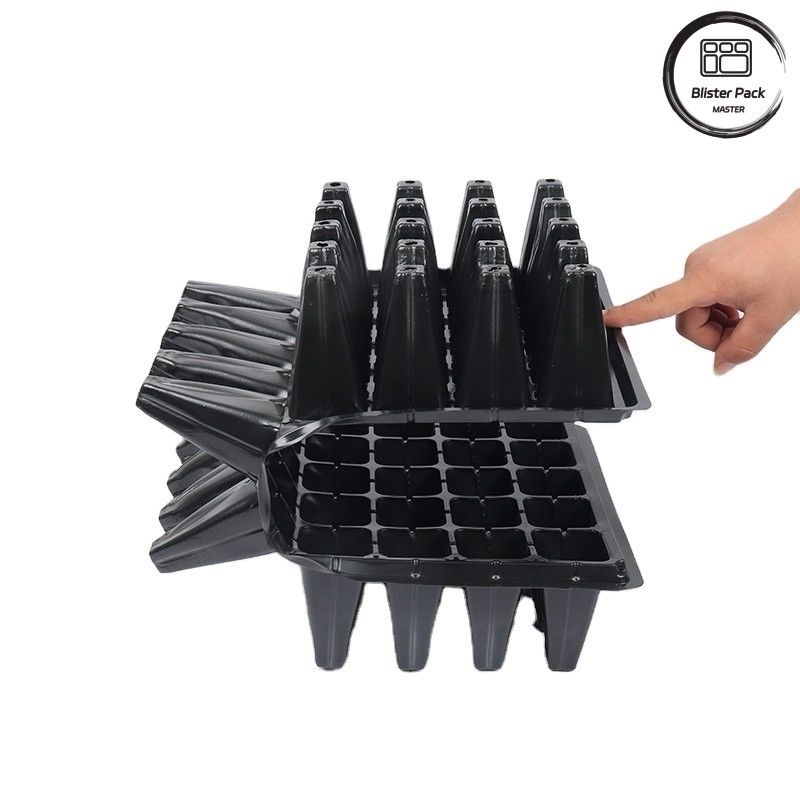 Tray Percambahan Benih Multi Sel yang awet 21 hingga 128 Sel untuk Sayuran & Bunga