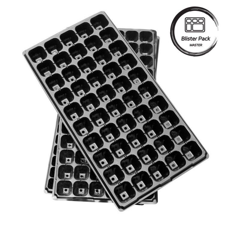 Tray Percambahan Benih Multi Sel yang awet 21 hingga 128 Sel untuk Sayuran & Bunga