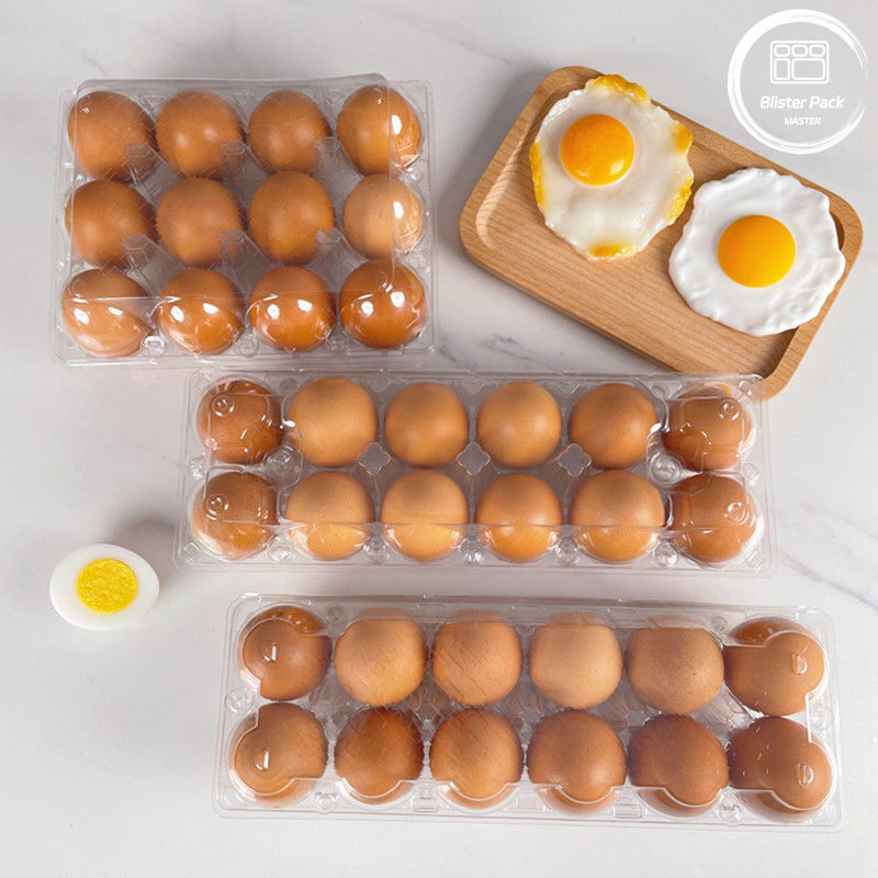 30 Lubang Plastik Tray Telur Pengemasan Karton Oleh Produsen Untuk Menyimpan Telur Aman