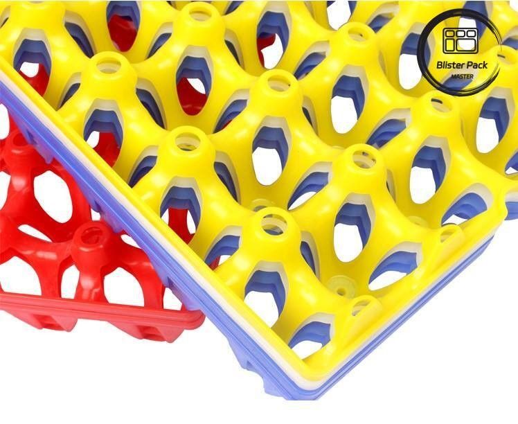 Pengemasan 30 Sel Plastik Blister Tray untuk Telur Ayam