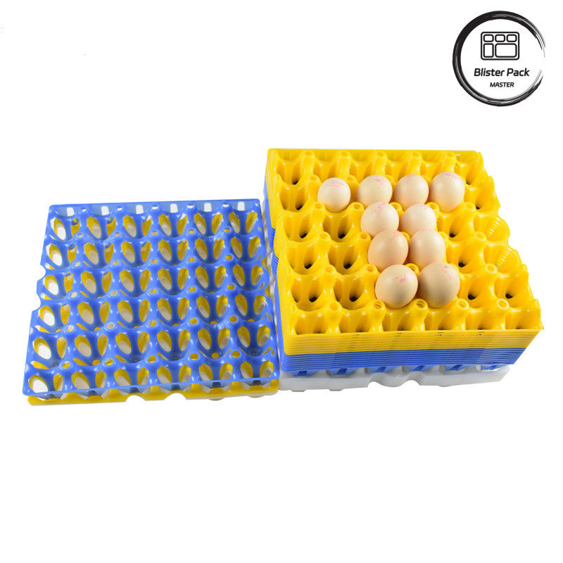 Pengemasan 30 Sel Plastik Blister Tray untuk Telur Ayam