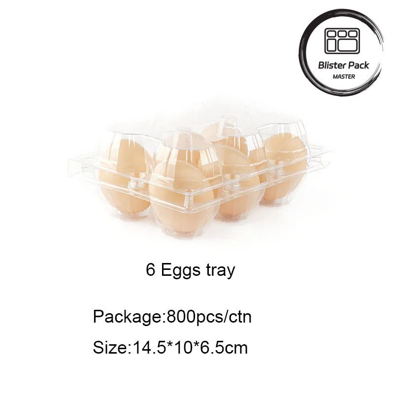 Tray Telur Plastik Transparan 4 sampai 30 Telur Kapasitas Blister Box Packaging