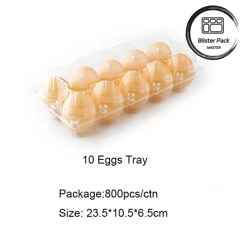Tray Telur Plastik Transparan 4 sampai 30 Telur Kapasitas Blister Box Packaging