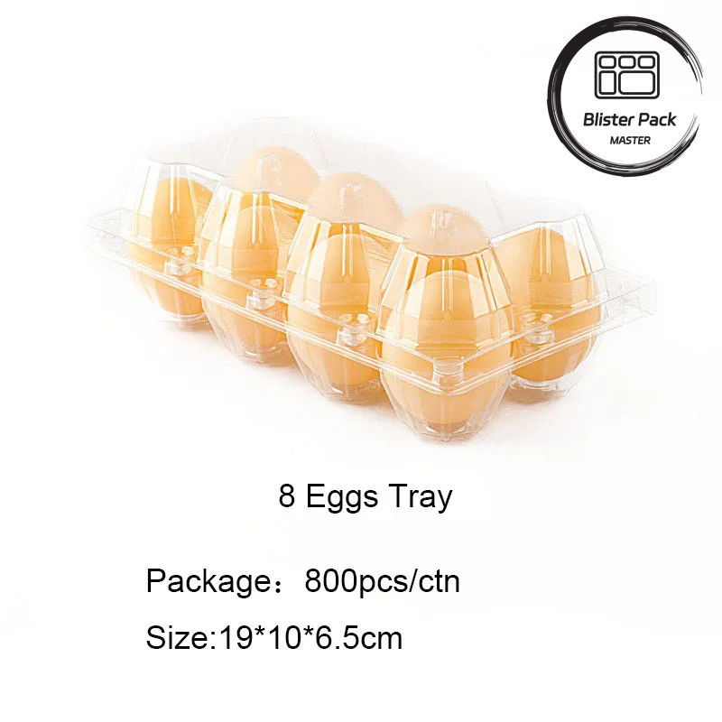 Tray Telur Plastik Transparan 4 sampai 30 Telur Kapasitas Blister Box Packaging