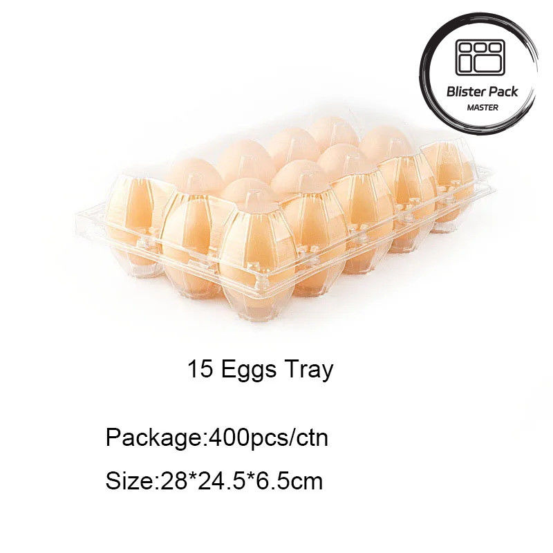 Tray Telur Plastik Transparan 4 sampai 30 Telur Kapasitas Blister Box Packaging
