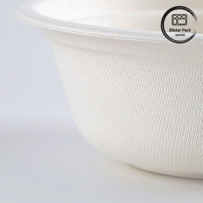 PFAS Bebas Biodegradable Gula Gula Bagasse Mangkuk Satu Pakai Sup dan Salad Mangkuk 8oz sampai 32oz