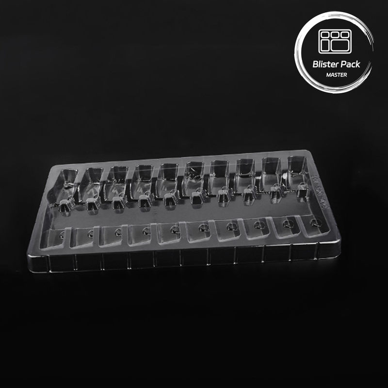 Tray Blister Vakuum yang Transparan untuk Vial Medis - Kemasan Ampul yang Aman