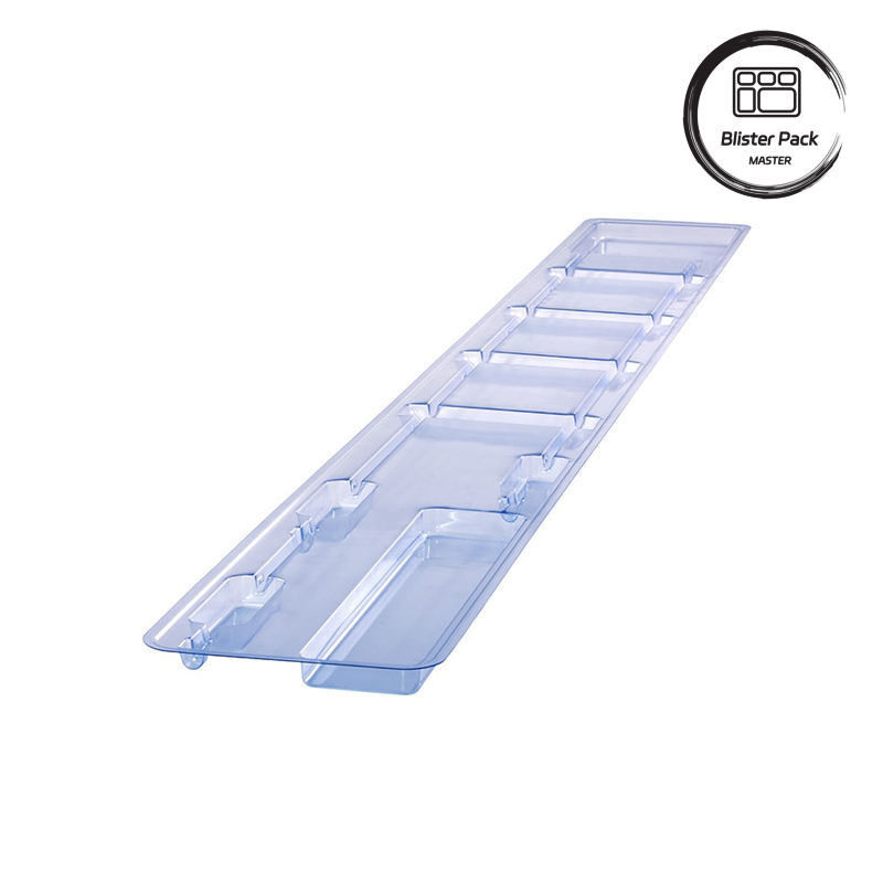 Custom PETG Blister Thermoformed Plastic Trays Pengemasan Peralatan Medis Satu Kali