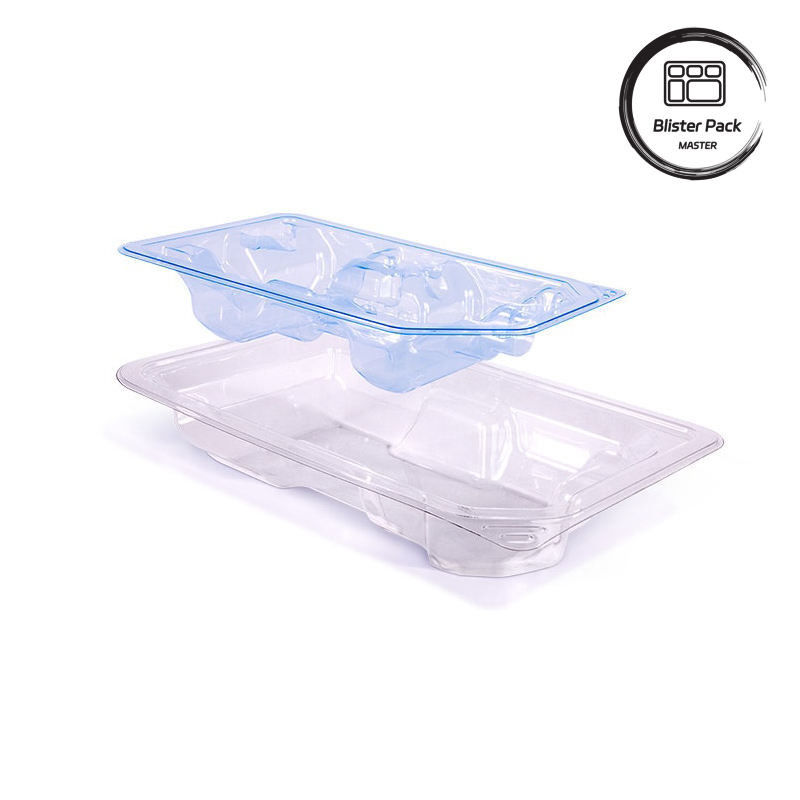 Custom PETG Blister Thermoformed Plastic Trays Pengemasan Peralatan Medis Satu Kali