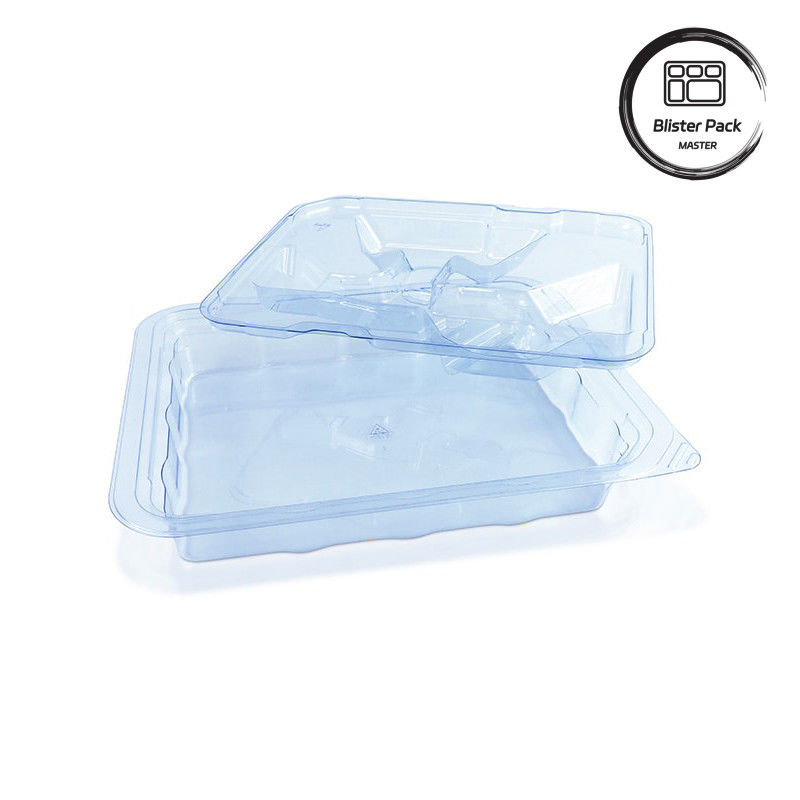 Custom PETG Blister Thermoformed Plastic Trays Pengemasan Peralatan Medis Satu Kali