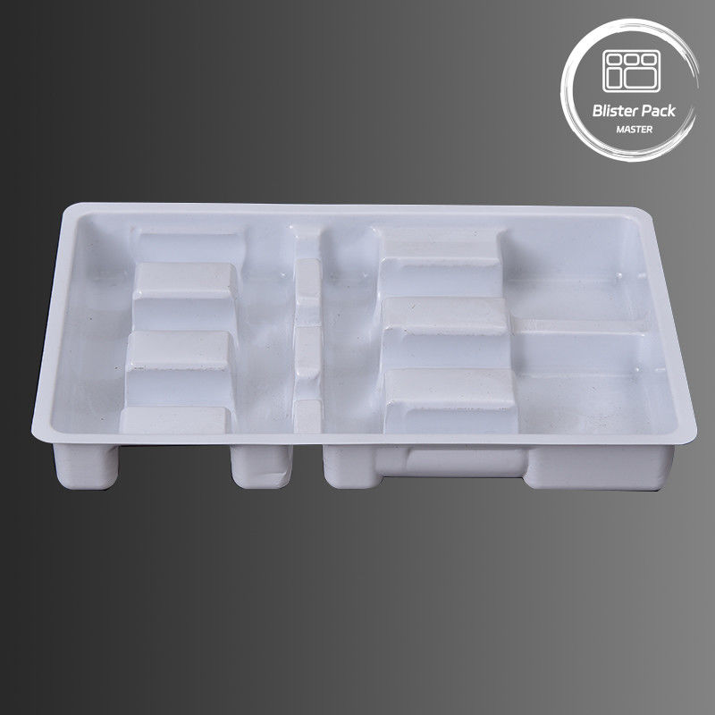 Tabung Plastik yang Dibentuk Vakum untuk 6 Injeksi Kemasan Blister untuk Vial 5ml dan 10ml