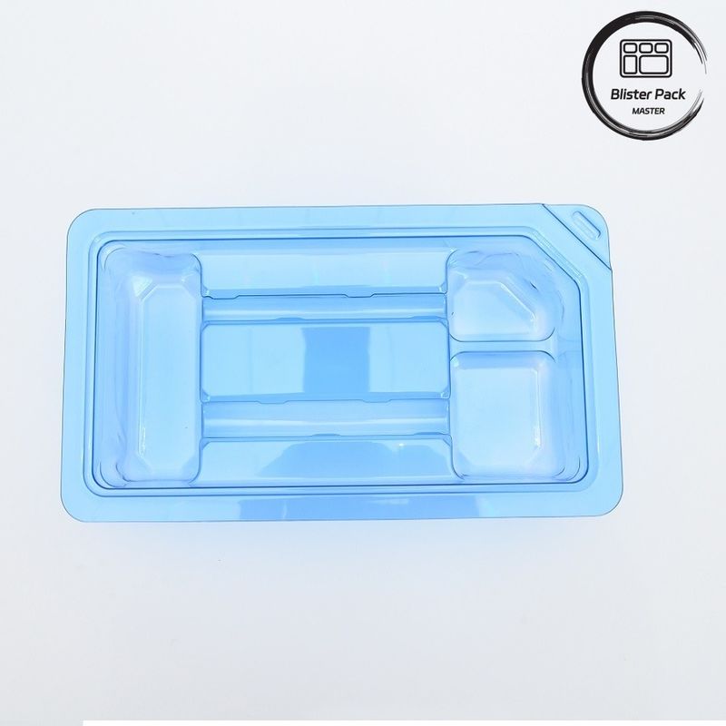 Penjualan langsung Medical Blister Packaging Trays for Medication Vials Aman dan awet