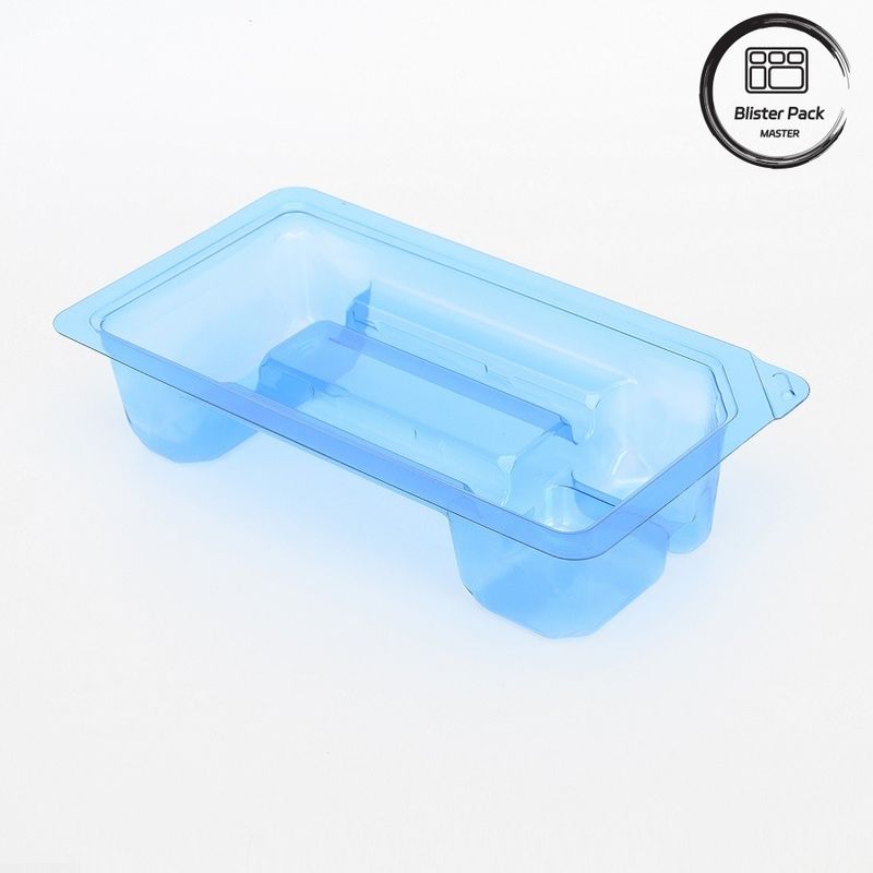 Penjualan langsung Medical Blister Packaging Trays for Medication Vials Aman dan awet