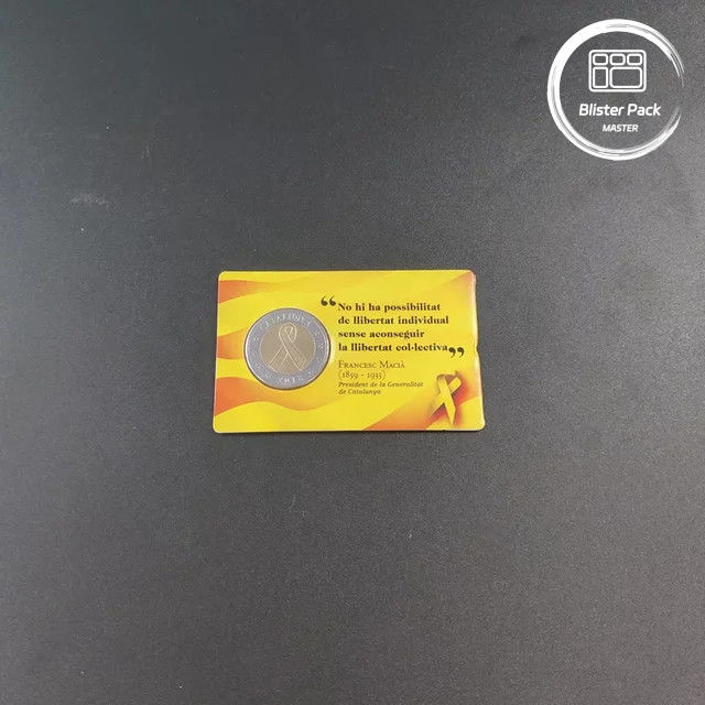 Pembungkusan Blister Double Custom Clamshell untuk Koin dengan Pembungkusan Karton