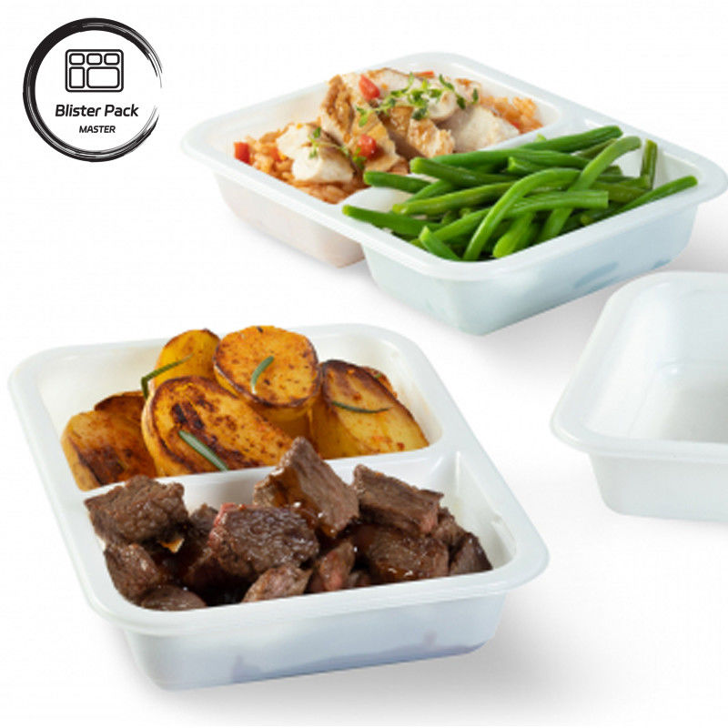 Blister Pack Master Plastik sekali pakai Piring Daging Makanan Disesuaikan Kemasan CPET