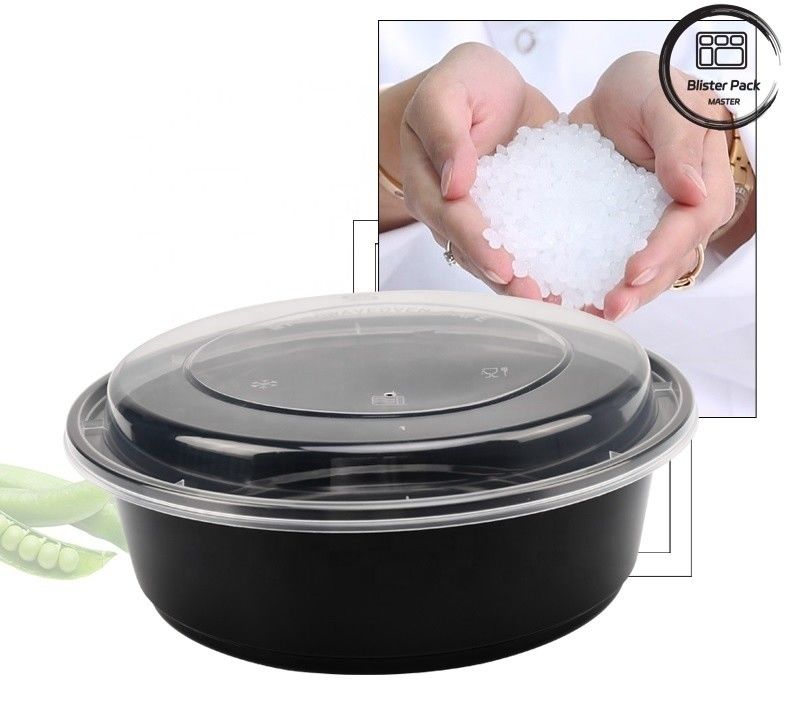 Wadah salad sekali pakai bebas BPA tahan kebocoran Berbagai ukuran 8oz 12oz 16oz 24oz 32oz