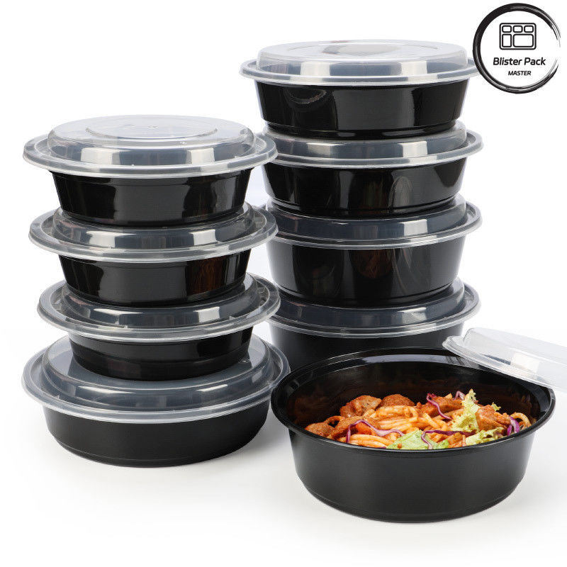 Wadah salad sekali pakai bebas BPA tahan kebocoran Berbagai ukuran 8oz 12oz 16oz 24oz 32oz