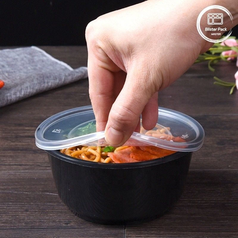 Wadah salad sekali pakai bebas BPA tahan kebocoran Berbagai ukuran 8oz 12oz 16oz 24oz 32oz