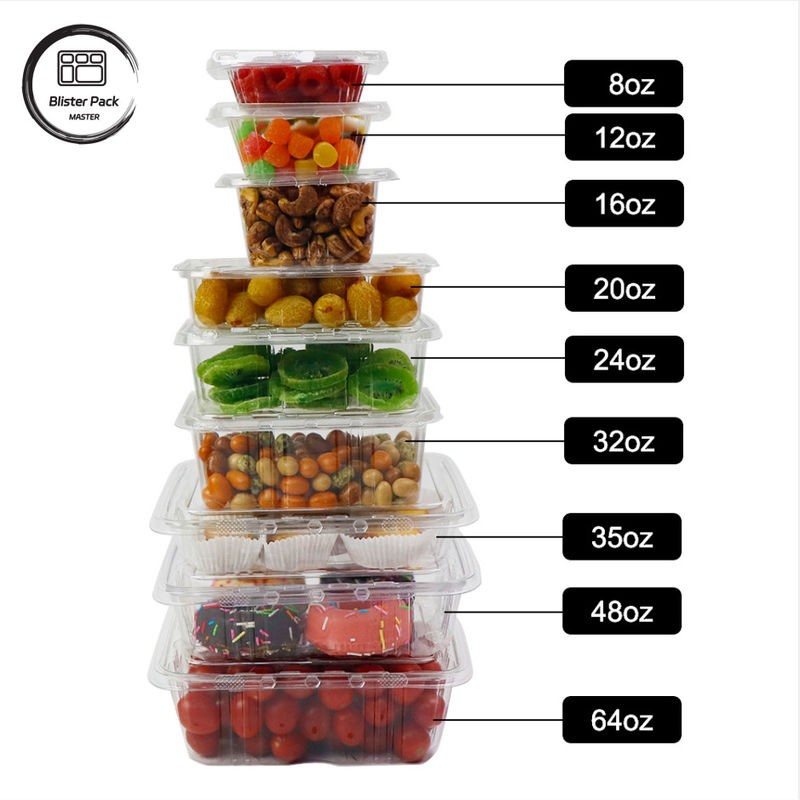 Premium Buah Dressing Salad Buah Piring Salad Plastik Jelas Pengemasan Piring Untuk Kesegaran