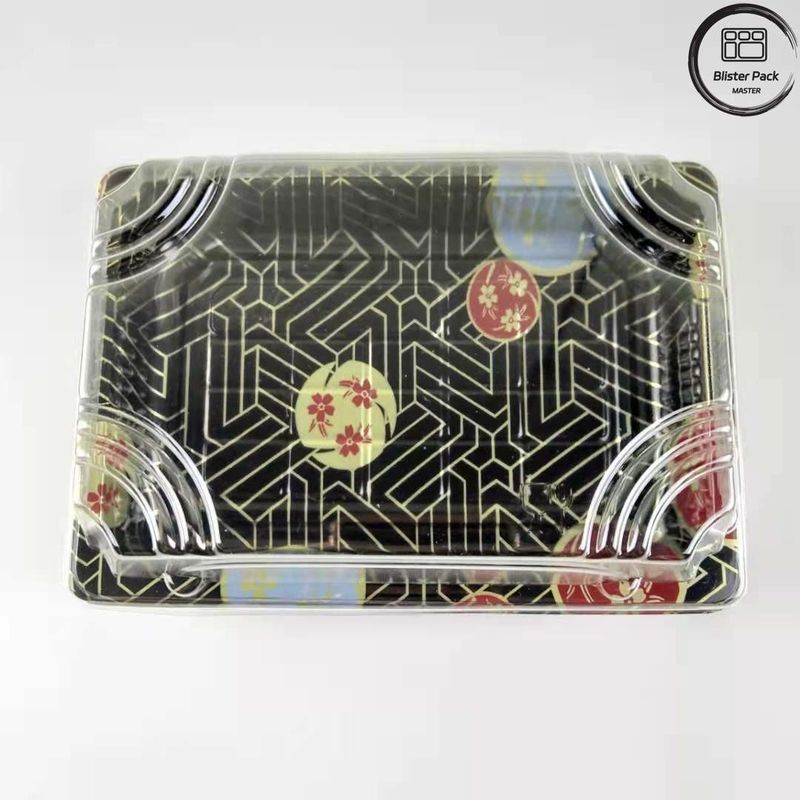 Premium Desain Embossing Plastik Sushi Tray Blister Pack Di Harga yang Kompetitif