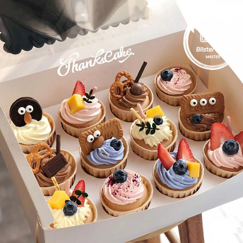 Kemasan Blister Kue dan Kue Donut Premium yang Disesuaikan dengan Merek Anda