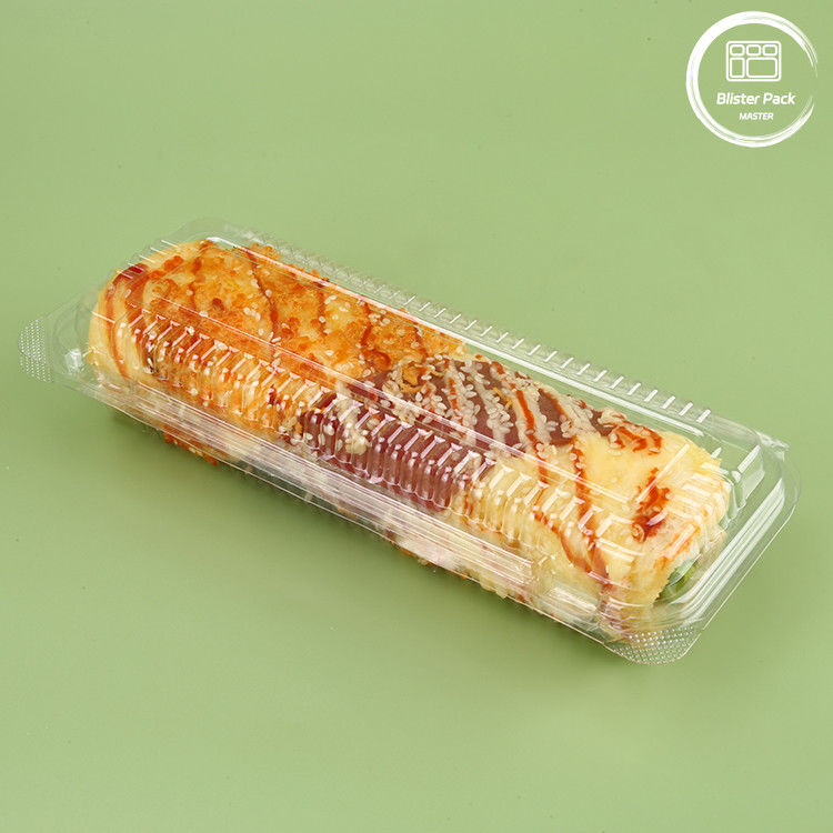 Kontainer buah sekali pakai transparan khusus - Piring PET plastik untuk penyimpanan produk segar