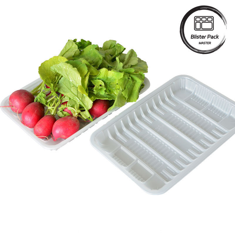 Tray sayur segar PET transparan dan Tray buah segar - Ideal untuk ditampilkan dan disimpan