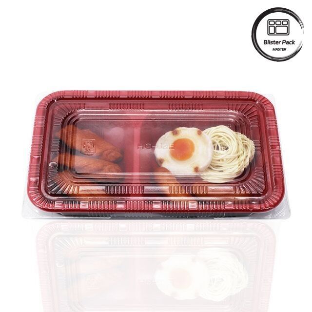 Custom 2-3-4 Compartment PP Hot Food Takeaway Kothak Bento ramah lingkungan persegi panjang
