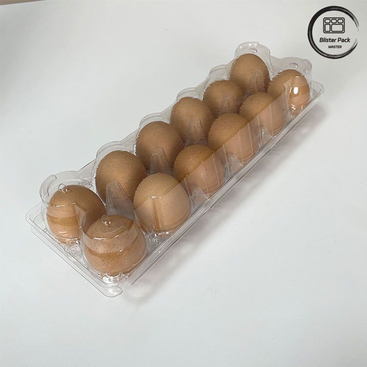 12 Hitung Pakai Ulang Telur Ayam Plastik Blister Tray Thermoforming Tray Untuk Penyimpanan Dan Transportasi