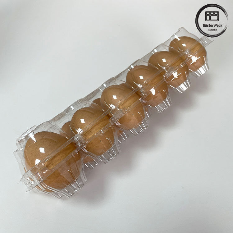 12 Hitung Pakai Ulang Telur Ayam Plastik Blister Tray Thermoforming Tray Untuk Penyimpanan Dan Transportasi