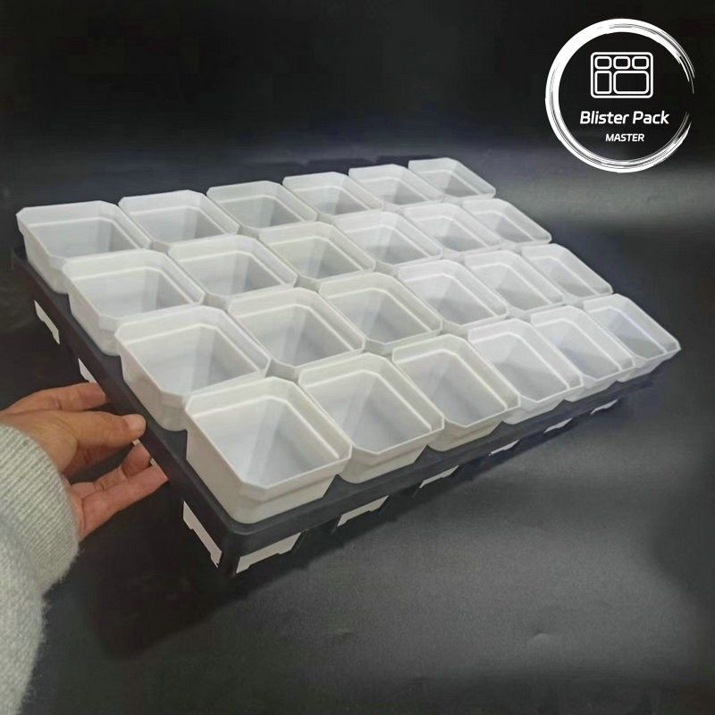 Tray penanam plastik tahan lama 24 lubang Succulent Nursery Pot Budidaya Tray untuk taman