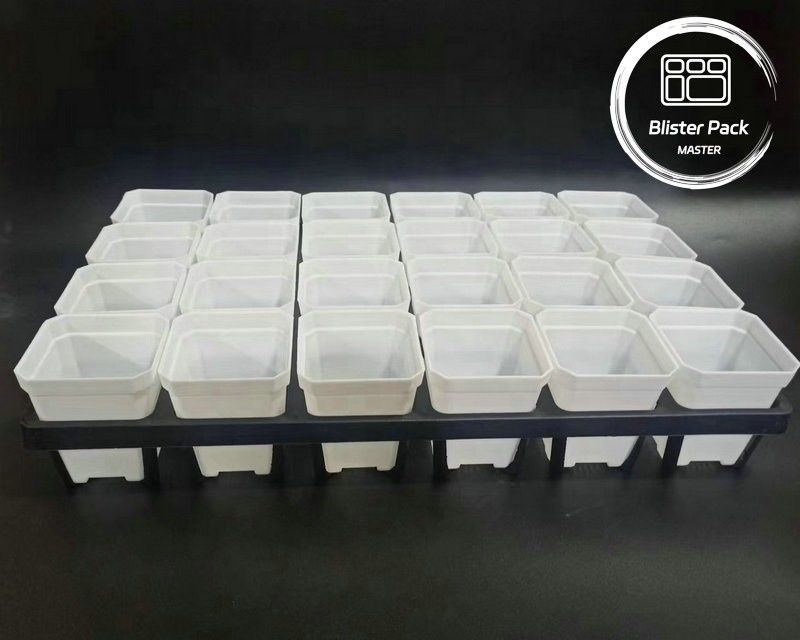 Tray penanam plastik tahan lama 24 lubang Succulent Nursery Pot Budidaya Tray untuk taman