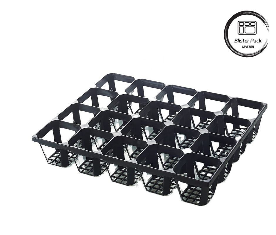 Tray Biji Plastik Berukuran Berbagai 6, 12, 20, 24, 40 Sel Kuat untuk berkebun