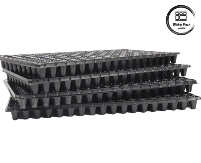 Tray Biji Plastik yang awet, 32 sampai 200 sel, Ideal untuk Menumbuhkan Sayuran dan Flowe