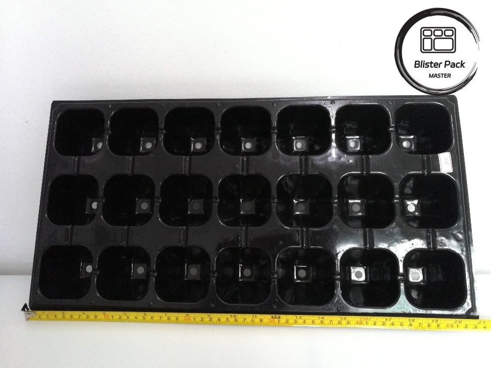 Tray Benih Nutrisi Plastik Untuk Tanaman Nursery Tersedia Dalam 32, 50, 72, 128, 200 Lubang