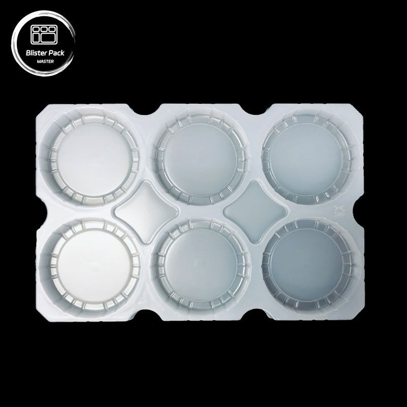 Pabrik OEM Perdagangan Perlindungan PP Blister Tray dengan Tutup, Botol Minuman dan Kemasan Piala Yogurt