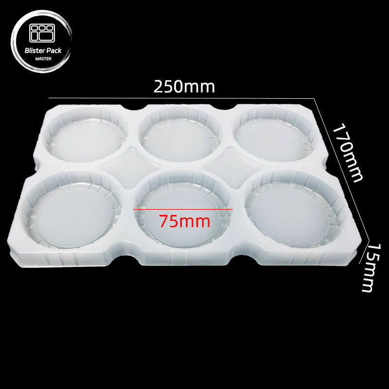 Pabrik OEM Perdagangan Perlindungan PP Blister Tray dengan Tutup, Botol Minuman dan Kemasan Piala Yogurt