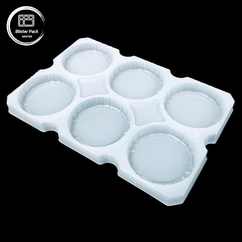 Pabrik OEM Perdagangan Perlindungan PP Blister Tray dengan Tutup, Botol Minuman dan Kemasan Piala Yogurt