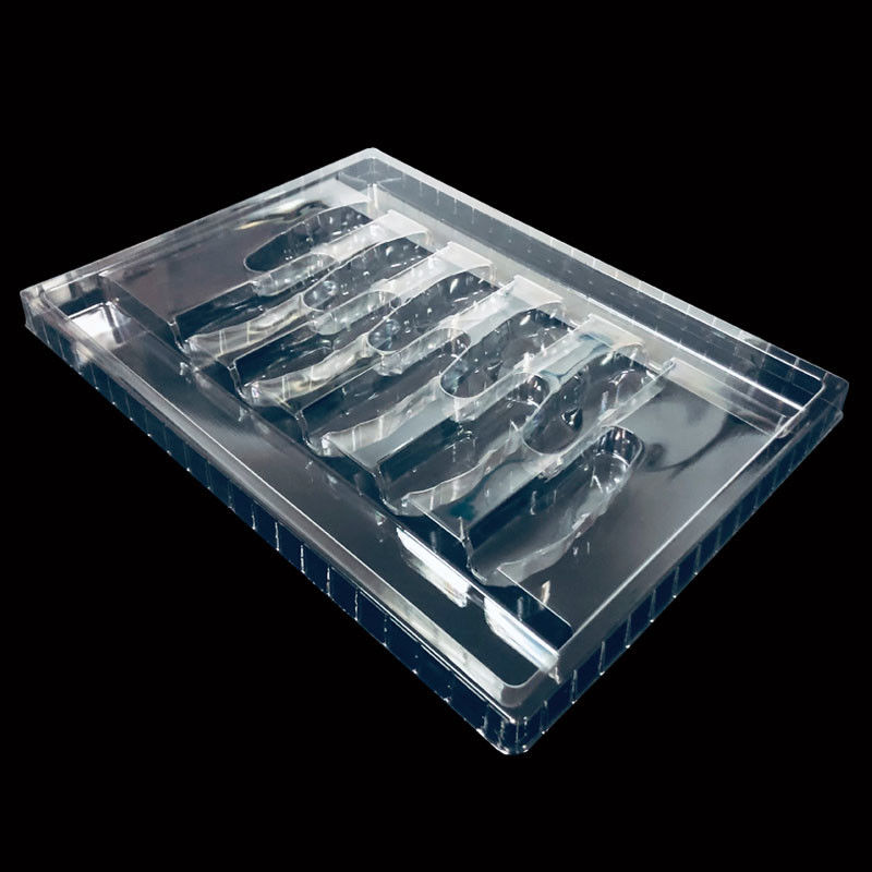 Pabrik OEM Turnover PET Blister Mold Tray Kemasan Plastik Untuk Bagian Otomotif Dan Alat Hardware