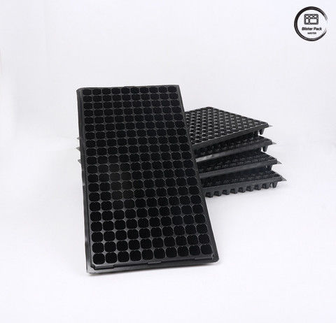 Tray pembibitan pembibitan plastik yang tebal, 21/32/50/72 Tray pemula perkecambahan sel untuk bibit