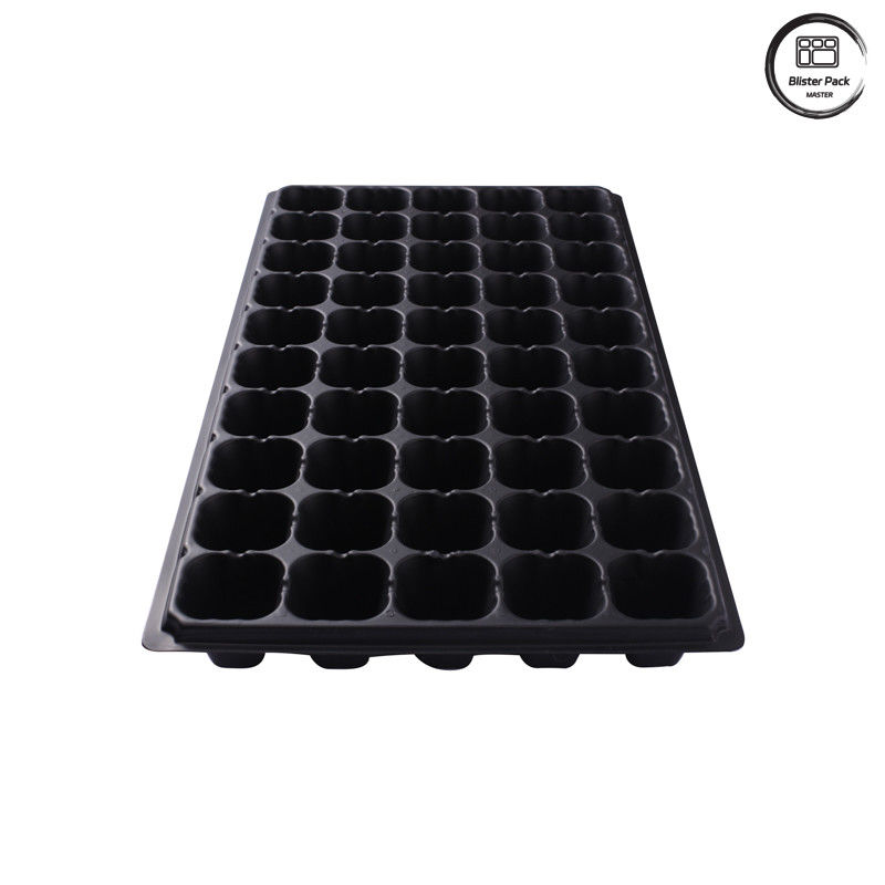 Tray benih 50 sel untuk pembiakan tanaman, Tray awal benih nursery plastik tahan lama