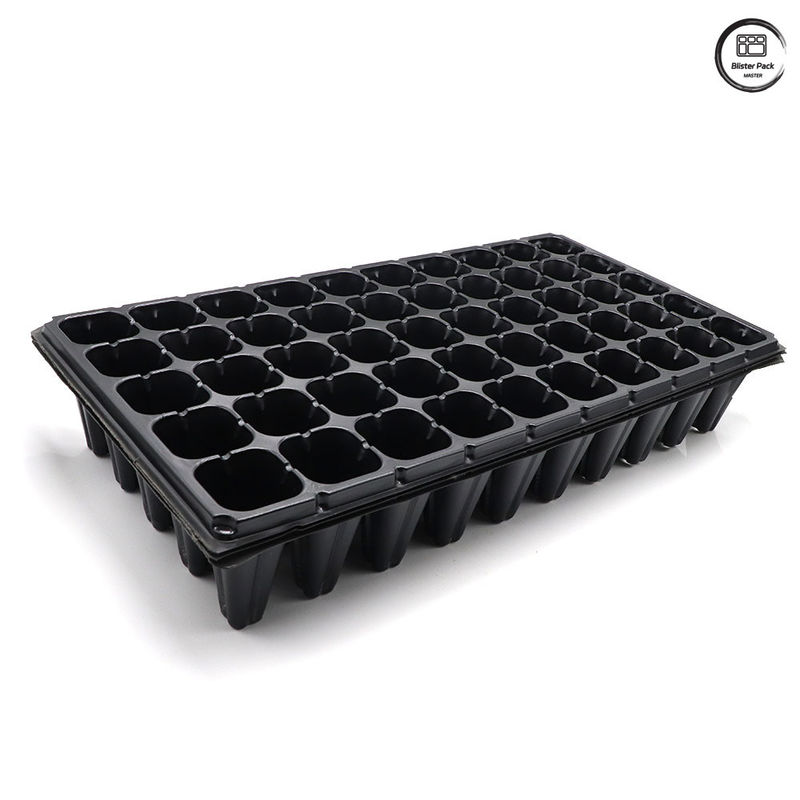 50/72-Cell Plastic seedling tray, kubis pot seedling untuk bunga dan tanaman nursery