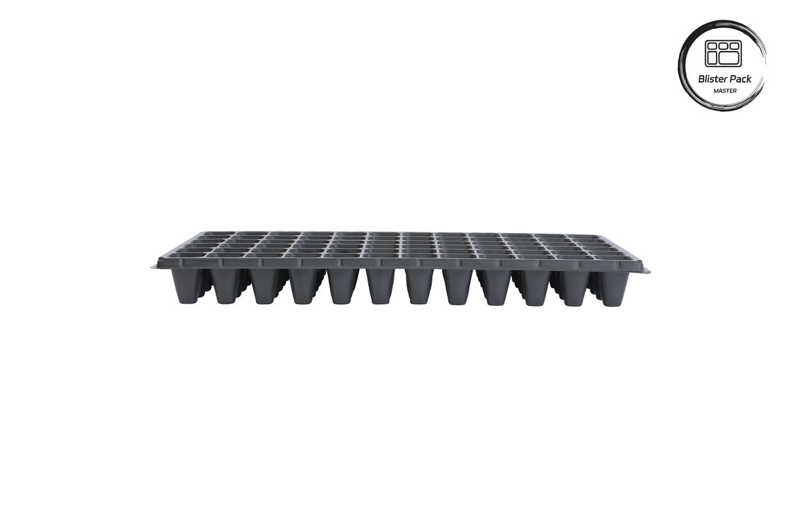 72-Cell PS Nursery Seed Starter Tray, Tray Perkembangan Berkelanjutan untuk Biji dan Percambahan