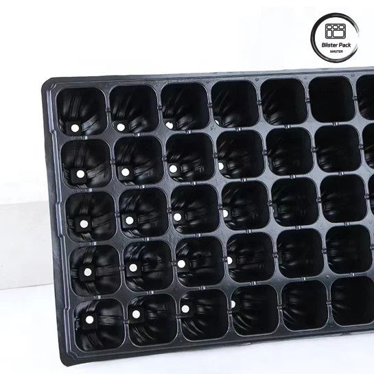 50 Sel Benih Nursery Plug Tray Bahan PS tahan lama untuk pertumbuhan benih yang efisien